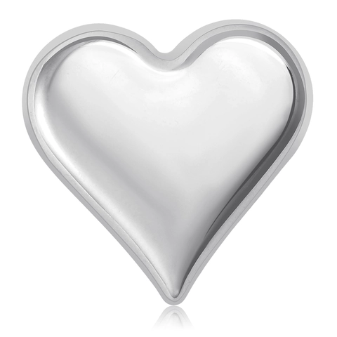 Broche De Corazón Minimalista De Aleación Para Mujer Accesorios De Traje De Moda Corpiño De Metal Semplice