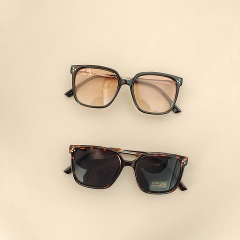 Square Frame Kids Sunglasses UV400 Protection PC Resin Retro Fashion Eyewear For Boys And Girls Fashionable Eyeglasses