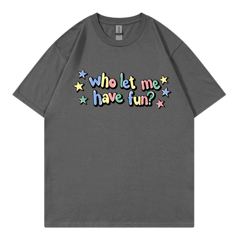 T-Shirt Pour Hommes En Coton À Manches Courtes Impression Graphique Lettre Ample Col Rond Tee