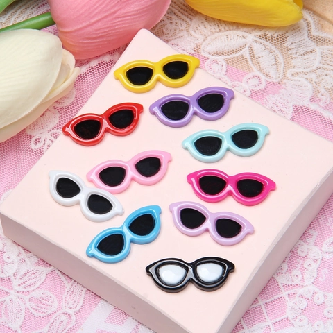 Cabochon Per Occhiali Da Sole In Miniatura In Resina Accessorio Decorativo Fai Da Te Per Custodia Del Telefono Decorazione Per Bambole