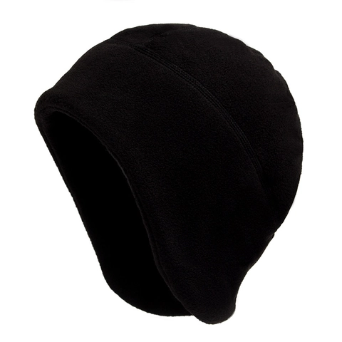 Gorro De Invierno Para Hombre De Forro Polar Con Protección Para Los Oídos Térmico Cortavientos Negro