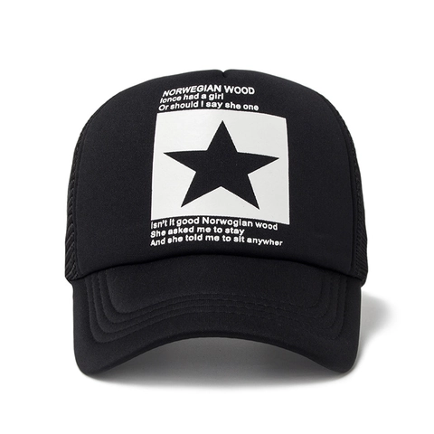 Gorra Trucker De Malla Con Estrellas Transpirable Ajustable Snapback Estilo Hip Hop Verano Para Hombre Mujer