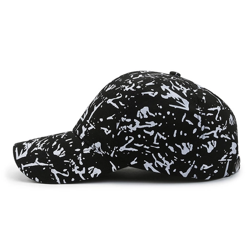Graffiti Tintenspritzer Baseballkappe Polyester Sonnenschutz Outdoor Streetwear Verstellbare Mode Sporthut Unisex