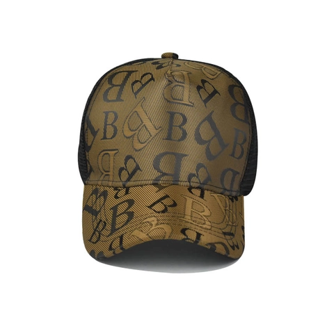 Cappellino Da Baseball Pied De Poule Lettera B Rete Traspirante Regolabile Cappello Trucker Per Uomo Donna Moda Streetwear