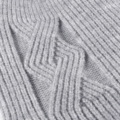 Winter Knitted Beanie Hat Faux Rabbit Fur Fleece Lined Thick Warm Cable Knit Outdoor Solid Color For Men Women