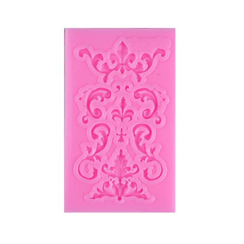 European Retro Relief Silicone Mold Baroque Style For Fondant Cake Chocolate Baking Decoration Tools Floral Scroll