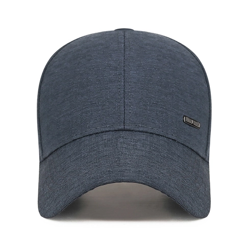 Heren Honkbalpet Getextureerde Polyester Stof Metalen Label Verstelbaar Zonbescherming Buitensporten Vissen Casual Minimalistisch