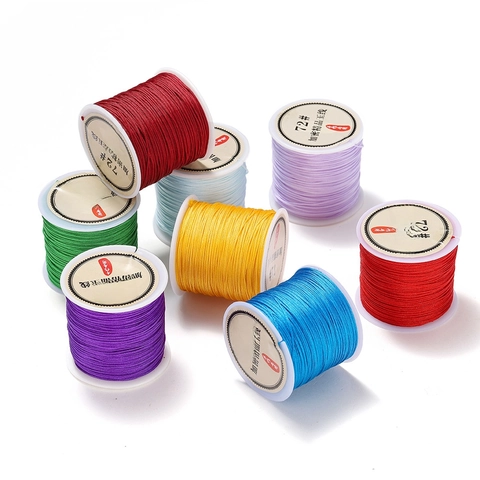 Fil de Jade 72# de Haute Qualité Cordon en Polyester Tissé à la Main Pour la Fabrication de Bijoux DIY Collier Pendentif Bracelet Cordon Artisanal