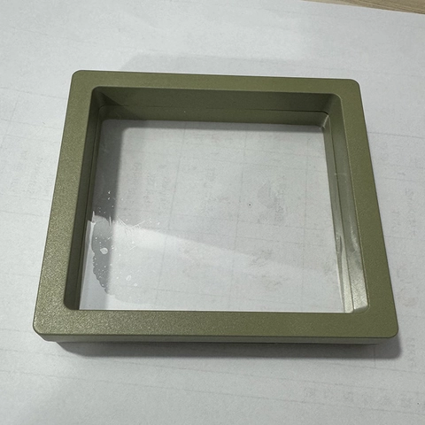 PE Suspension Jewelry Display Box Floating Frame Transparent Film Storage Case For Necklace Bracelet Coins Plastic