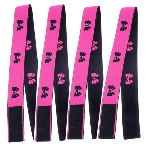 Elastic Wig Grip Band For Edge Laying Adjustable Velcro Non Slip Headband Leopard Bowknot Printed Hair Wrap