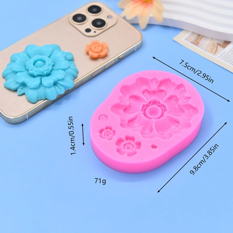 Bloem Vlinder Siliconen Vorm Voor Fondant Chocolade Taart Decoratie DIY Klei Hars Handwerk Zeep Kaars Maken