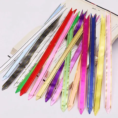 Plastic Gift Packaging Pull Bows Ribbons Gold Edge Rose Heart Star Love Patterns For Wedding Birthday Party Festive Decoration