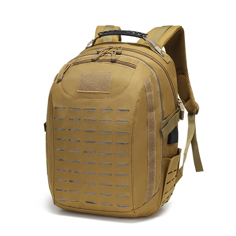 Tactical Backpack Waterproof Oxford Cloth MOLLE System USB Charging Port Outdoor Hiking Camping Travel Unisex
