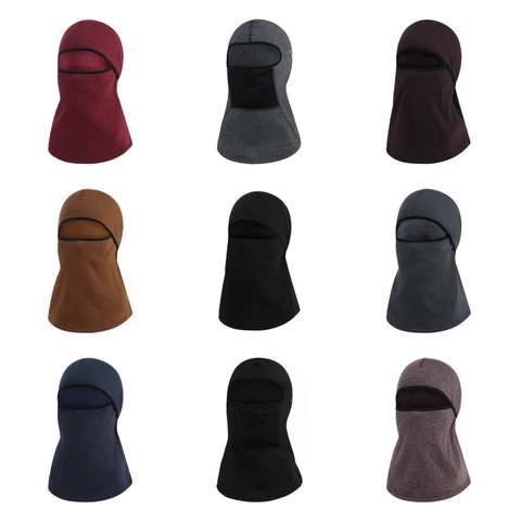 Pasamontañas Balaclava Forro Polar Térmico Calentador De Cuello Cortavientos Gorro Punto Exterior Ciclismo Esquí Unisex