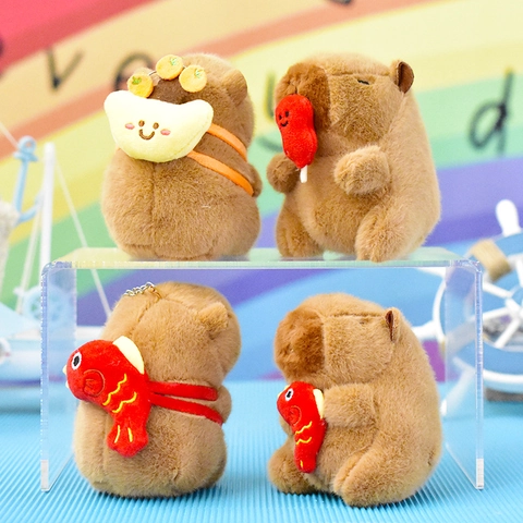 Lindo Llavero De Peluche De Capibara Colgante De Animal De Peluche Suave Para Decoración De Bolsos Regalo De Año Nuevo Festivo