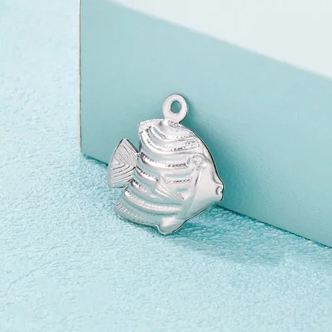 Colgantes En Forma De Pez Acero Inoxidable Huecos Pez Tropical Charms Para Creación De Joyas DIY Accesorios