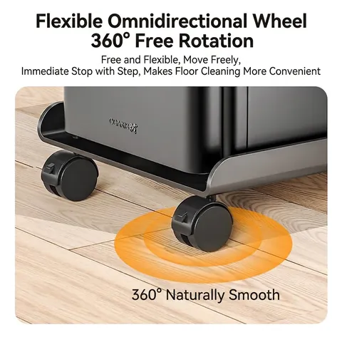 Mobile CPU Stand Computer Tower Holder Adjustable Width Under Desk Rolling With Locking Caster Wheels Heavy Duty Steel