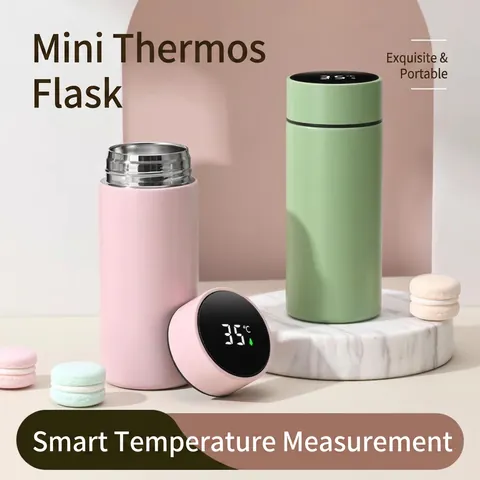 Smart Vacuum Flask 316 Stainless Steel LED Temperature Display Portable Insulated Water Bottle Office Travel Gift Cup