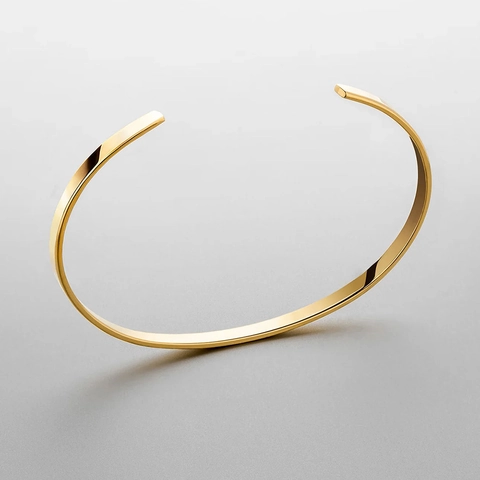 Minimalist Edelstahl Offen Manschette Armreif Für Herren Damen Poliert Gebürstet Schlicht Geometrisch Mode Schmuck Armband Geschenk