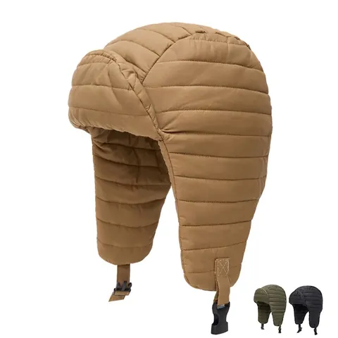 Cappello Da Trapper Invernale Trapuntato Imbottito Paraorecchie Fibbia Regolabile Antivento Impermeabile Berretto Aviatore Per Uomo Donna