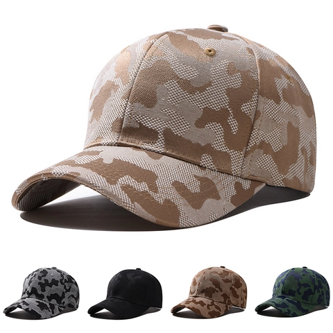 Cappello Da Baseball Camouflage Misto Poliestere Cotone Regolabile Tattico All Aperto Parasole Stile Militare Unisex