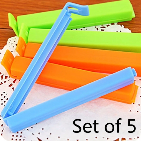 Clip Per Sigillare Sacchetti Alimentari Plastica Resistente All Umidità Conservazione Della Freschezza Cucina Colorata Pinze