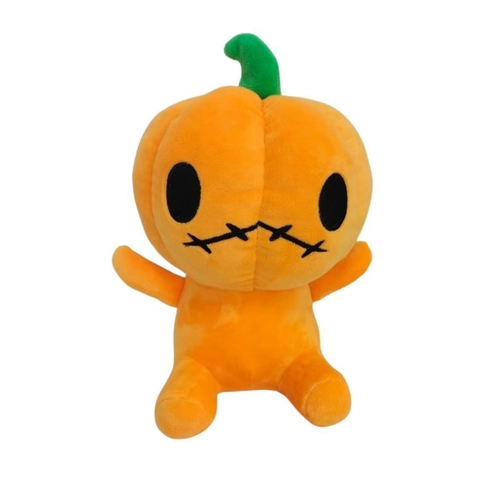 Halloween Pumpkin Plush Toy Soft Short Plush Filled Cute Pumpkin Doll Holiday Gift Home Decor For Kids Adults