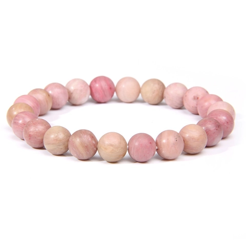 Bracciale Di Perline In Pietra Naturale Elastico Perline Tonde Gioielli Fatti A Mano Per Donna Uomo Stile Boho Lapislazzuli Agata Ematite