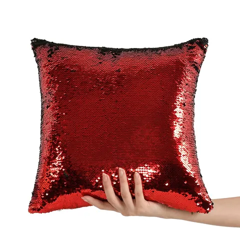 Wendepailletten Kissenhülle Quadratisch Glitzer Dekokissenbezug Für Sofa Heimdekoration Modern Ins Stil