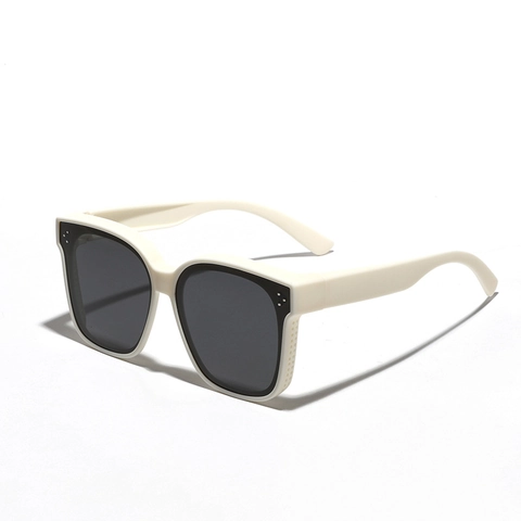 Retro Square Sunglasses TR90 Frame TAC Polarized UV400 Protection Large Frame Fashion Eyewear For Men Women Outdoor Driving