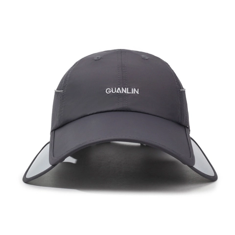 Gorra De Béisbol De Secado Rápido Con Solapas Laterales Retráctiles Sombrero De Sol Transpirable Para Deportes Al Aire Libre