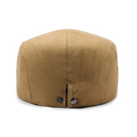 Heren Vintage Newsboy Pet Retro Platte Ivy Hoed Effen Kleur Katoen Polyester Verstelbaar Ademend Outdoor Casual Petten