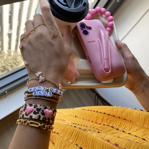 Roestvrijstalen Kralenarmband Harthanger Letter Good Luck Love Mode Vriendschapssieraden Dames Hypoallergeen Waterdicht