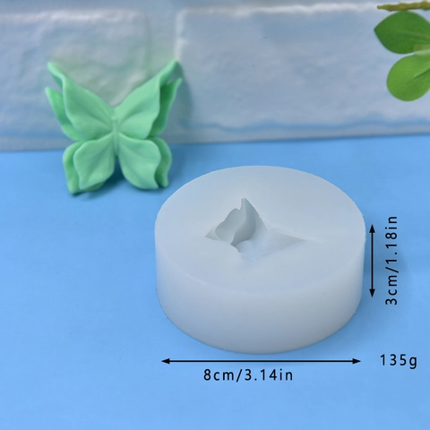 Butterfly Silicone Mold 3D Double Layer Wing DIY Baking Cake Mousse Chocolate Soap Crafting Tool