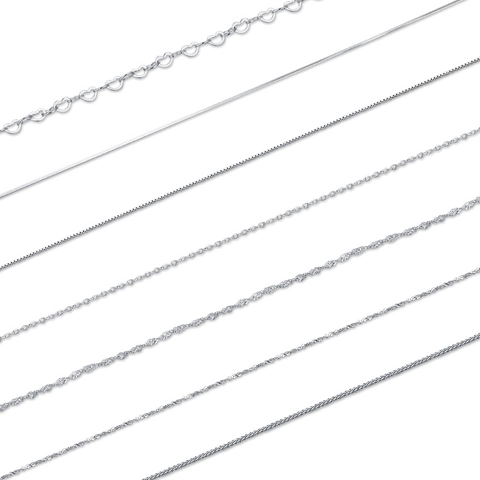 925 Sterling Silber Halsketten Für Damen Schlangen Box Herz Wasserwellen Chopin Kette Minimalistischer Täglicher Schmuck