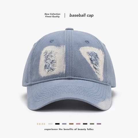 Vintage Washed Distressed Cotton Baseball Cap For Men Women Adjustable Breathable Outdoor Sports Sun Hat Retro Dad Hat