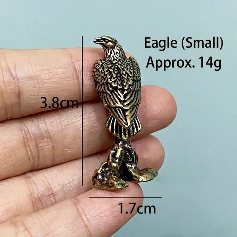 Adler Figur Miniatur Antik Kupfer Beschichtete Legierung Adler Statue Vintage Vogel Ornament Für Home Office Deko