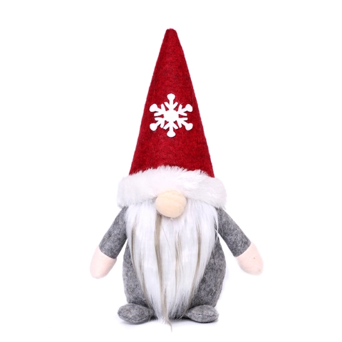 Gnome De Noël Poupée En Peluche Nordique Tomte Style Renne Ornement Tissu En Feutre Fourrure Artificielle Fait Main Décoration Table Vacances