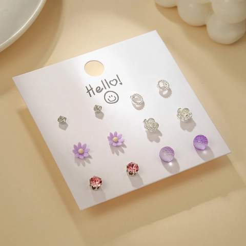 Fashion Stud Earrings For Women Alloy Faux Artificial Pearl Rhinestone Enamel Daily Jewelry Multi Style Commute Elegant Heart Shape