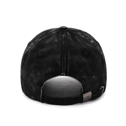 Baseball Cap Washed Cotton Distressed Letter Embroidery Sun Protection Outdoor Vintage Hat For Men Women