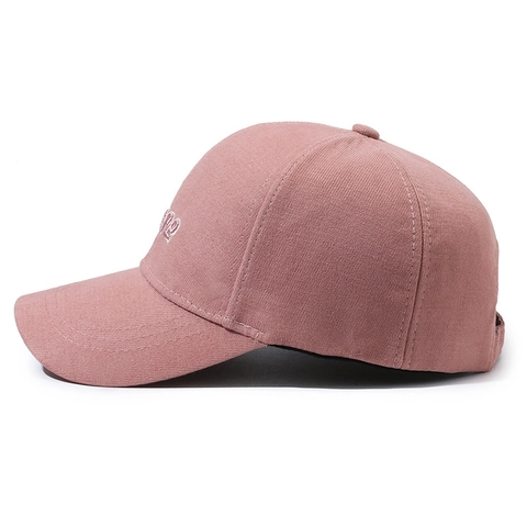 Unisex Cotton Baseball Cap Share Letter Embroidery Adjustable Sun Hat Breathable Casual Curved Brim Sporty