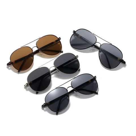 Polarisierte Photochrome Aviator Sonnenbrille Metallrahmen Tag Nacht Dual Use UV400 Fahrbrille Für Herren