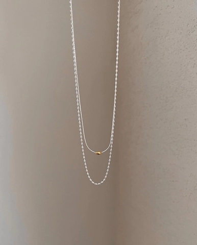 925 Sterling Silver Italian Minimalist Necklace Women Light Luxury Olive Clavicle Chain Simple Neck Chain Jewelry Gift