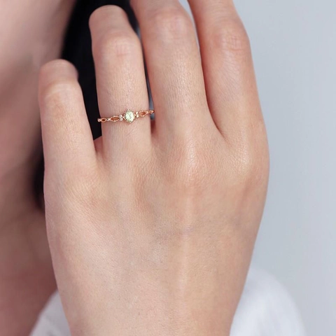 Vintage Gold Plated Copper Zircon Ring For Women Exquisite Openwork Palace Style Jewelry With Peridot Look Gemstone Gift
