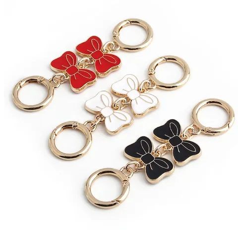 Catena Estensione Tracolla Fiocco Metallo Smalto Accessori Modifica Borsa A Spalla Chiusura Decorativa Alla Moda