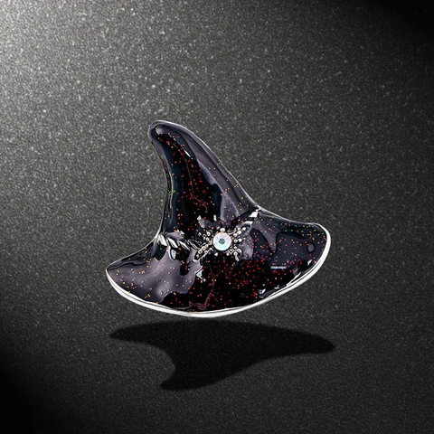 Alloy Enamel Halloween Brooch Pin Pumpkin Bat Ghost Witch Hat Scarecrow Gothic Costume Accessory Jewelry Women Men Festive