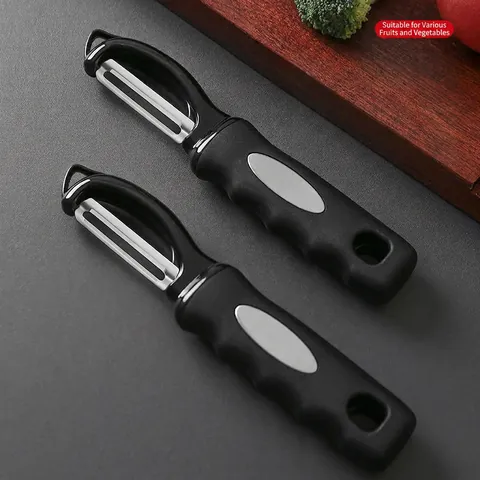 Multi Functional Vegetable Peeler Stainless Steel Sharp Blade Ergonomic Handle Non Slip For Kitchen Fruit Potato Carrot