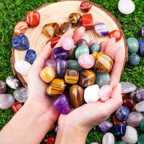 Natuurlijke Gepolijste Kristallen Trommelstenen Helende Energie Kwarts Voor Huisdecoratie Aquarium Aromatherapie Meditatie