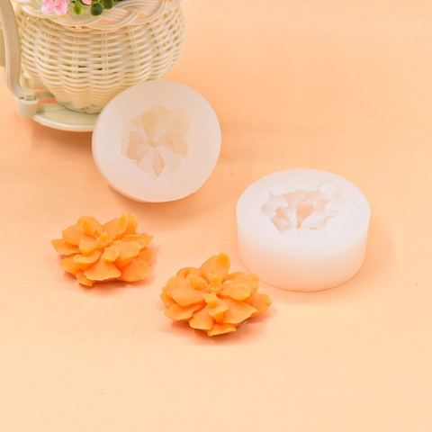 Pfingstrose Blume Silikonform Für Fondant Duftkerze Gips Schokolade Basteln Backen Zubehör Handgefertigte Blüte Dekoration