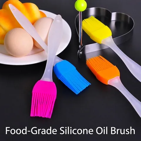 Pincel De Silicona Resistente Al Calor Brocha Para Aceite Barbacoa Repostería Utensilio De Cocina